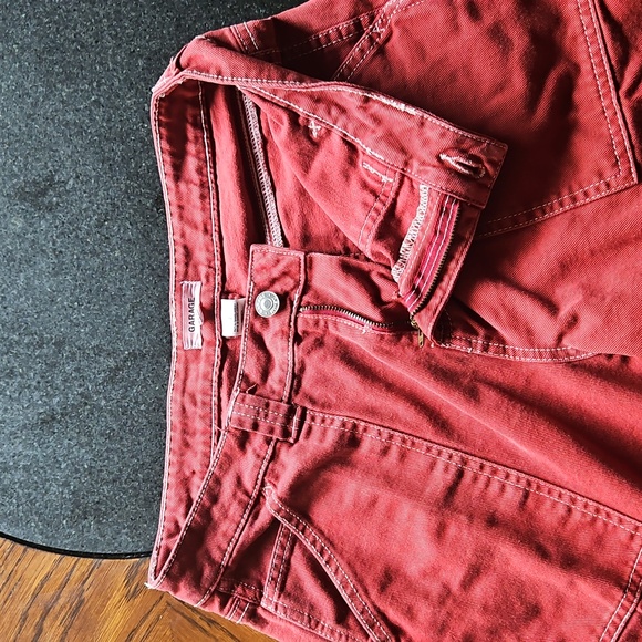 Garage Dani Carpenter Utility Pants In Red Size 7 - Picture 9 of 15